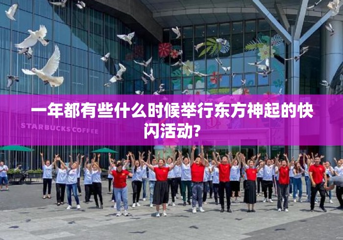 一年都有些什么时候举行东方神起的快闪活动? 一年都有些什么时候举行东方神起的快闪活动?