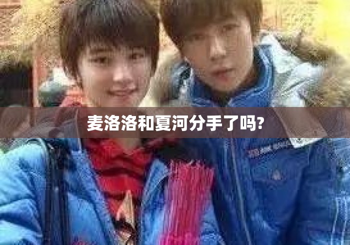 麦洛洛和夏河分手了吗?