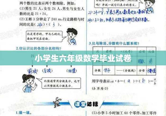 小学生六年级数学毕业试卷 小学生六年级数学毕业试卷