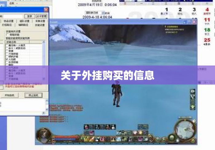 关于外挂购买的信息