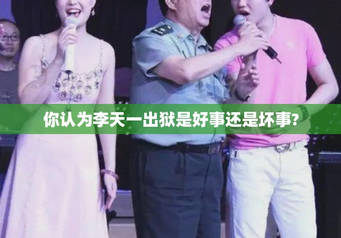 你认为李天一出狱是好事还是坏事? 你认为李天一出狱是好事还是坏事?