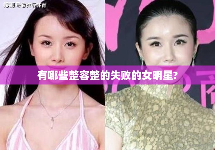有哪些整容整的失败的女明星?那些年整容翻车的女明星，后来都怎么样了？