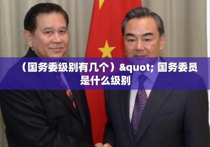 （国务委级别有几个）" 国务委员是什么级别