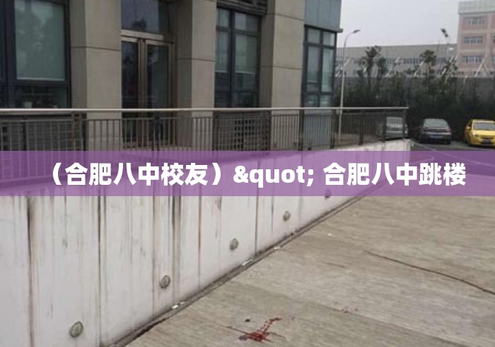 (合肥八中校友)" 合肥八中跳楼 (合肥八中校友)" 合肥八中跳楼