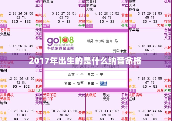 2017年出生的是什么纳音命格 