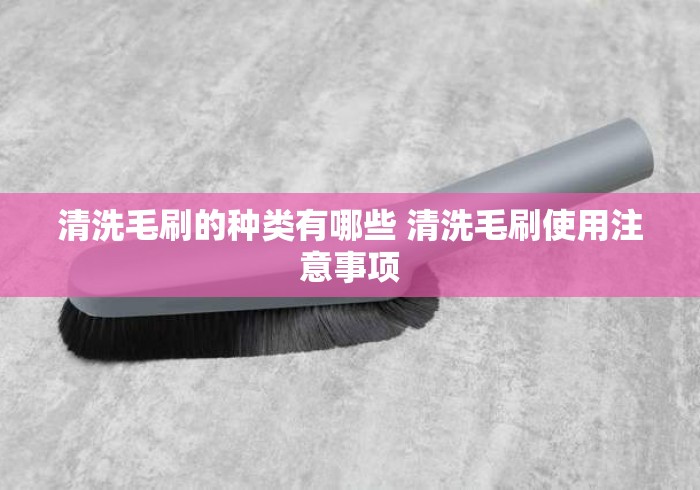 清洗毛刷的种类有哪些 清洗毛刷使用注意事项，清洗毛刷种类及使用注意事项
