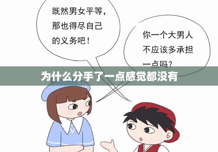 为什么分手了一点感觉都没有
