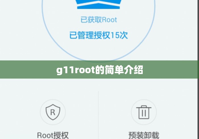 g11root的简单介绍 g11root的简单介绍