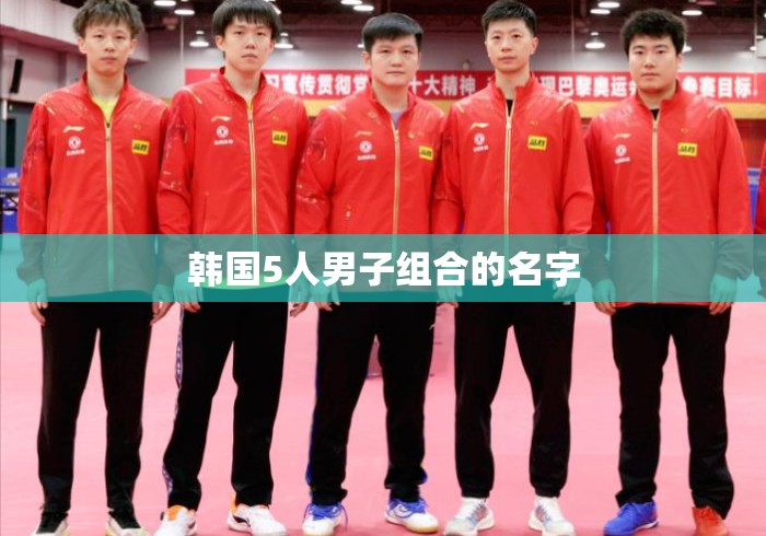 韩国5人男子组合的名字 韩国5人男子组合的名字