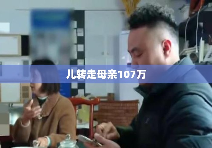 儿转走母亲107万 儿转走母亲107万