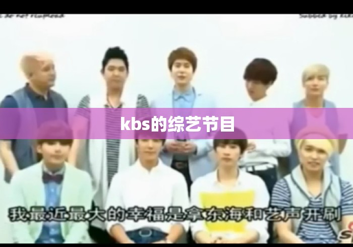 kbs的综艺节目
