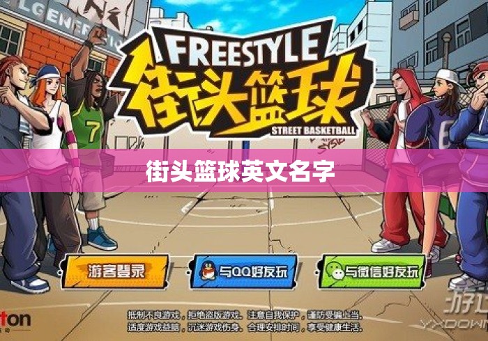 街头篮球英文名字 街头篮球英文名字