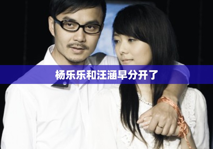 杨乐乐和汪涵早分开了