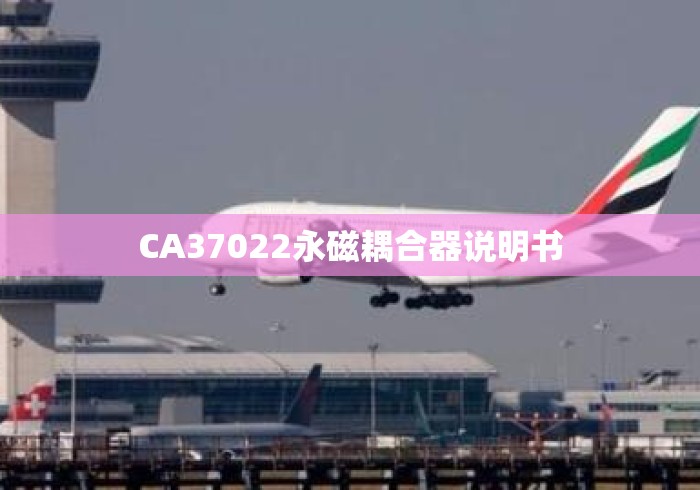 CA37022永磁耦合器说明书