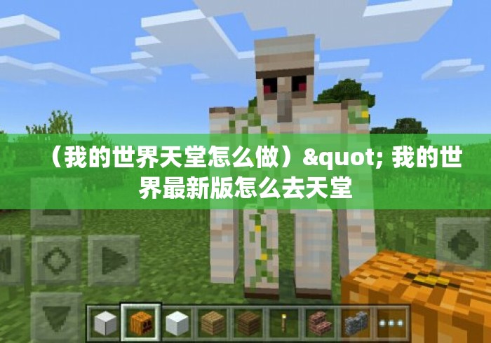 (我的世界天堂怎么做)" 我的世界最新版怎么去天堂 (我的世界天堂怎么做)" 我的世界最新版怎么去天堂