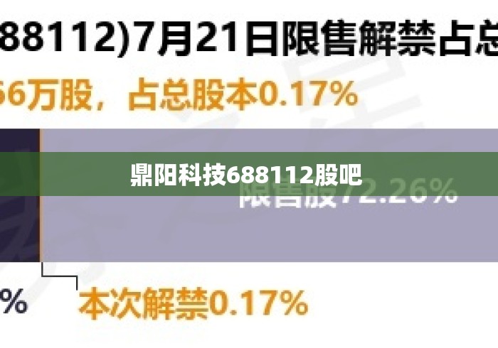 鼎阳科技688112股吧 