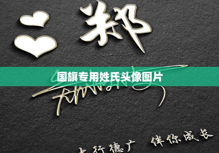 国旗专用姓氏头像图片 国旗专用姓氏头像图片