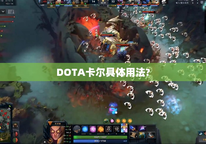 DOTA卡尔具体用法? DOTA卡尔具体用法?