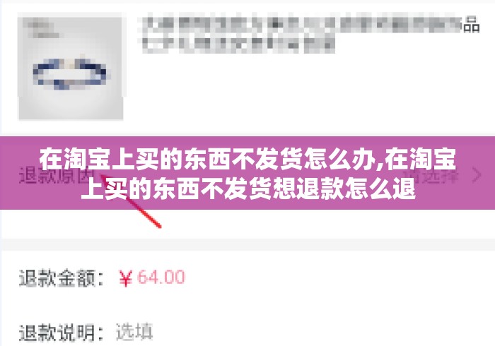 在淘宝上买的东西不发货怎么办,在淘宝上买的东西不发货想退款怎么退 在淘宝上买的东西不发货怎么办,在淘宝上买的东西不发货想退款怎么退