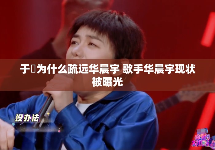于湉为什么疏远华晨宇 歌手华晨宇现状被曝光